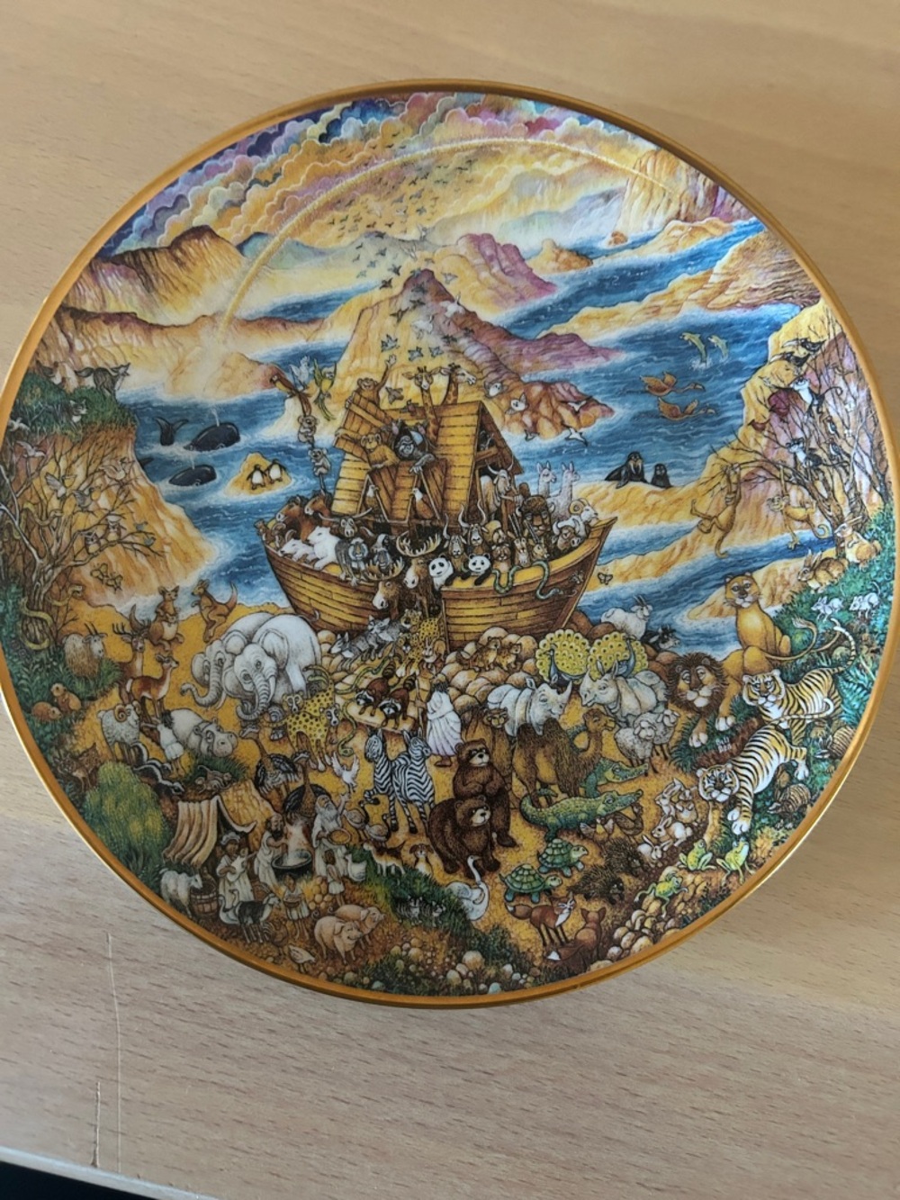Franklin Mint Noah's Ark Decorative Plate
Two by Two limited edition